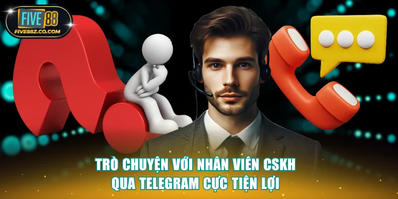 Trò chuyện với nhân viên CSKH qua Telegram cực tiện lợi